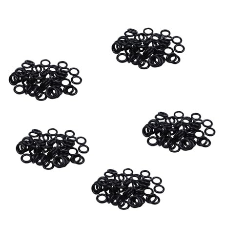 ClAZTyict 250 Stueck Schwarz Nitrilkautschuk O Ring Dichtringe Unterlegscheiben 12 mm x 2,5 mm x 7 mm von ClAZTyict