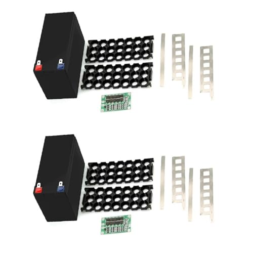 ClAZTyict 2X 12 V 7 Ah Batteriekastenhalter für 18650 Batterie 3 X 7 Nickel mit Aufbewahrungsboxteil mit Leiterplatte DIY Batteriepack-Organizer ClAZTyict 2X 12 V 7 Ah Batteriekastenhalter für 18650 Batterie 3 X 7 Nickel mit Aufbewahrungsboxteil mit Leiterplatte DIY Batteriepack-Organizer von ClAZTyict