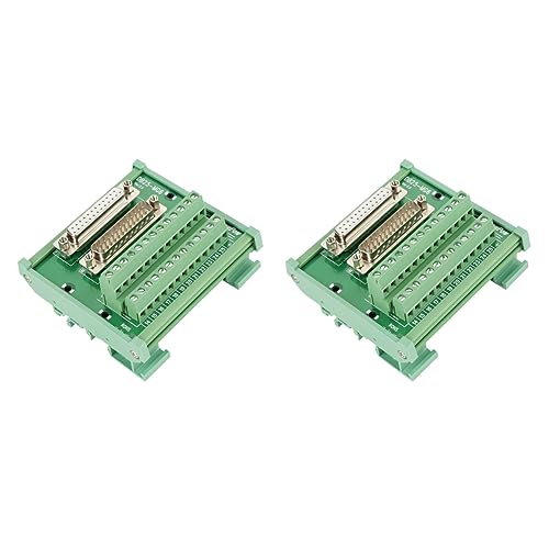 ClAZTyict 2X DB25 DIN Schienen Schnittstellen Stecker/Buchse Breakout Board von ClAZTyict