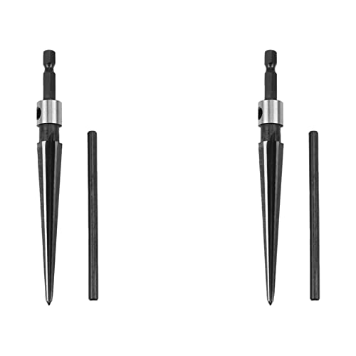 ClAZTyict 2X Reibahle 3-13 mm Sechskantschaft Reibahle Geriffelte Handgehaltene Stahl Brücken Stift Loch Fase Holzbearbeitungs Schneid Werkzeug Bohrer Reibahle von ClAZTyict