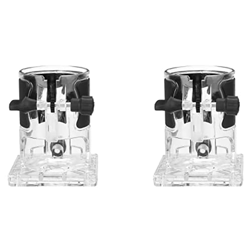 ClAZTyict 2X Trimmer Maschinen Sockel Bearbeitungs Elektrischer Trimmer Maschinen Sockel Werkzeug Zubehör Tauchen Fräser Sockel von ClAZTyict
