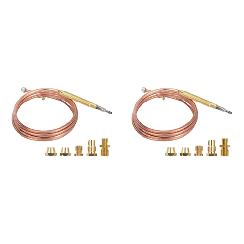 ClAZTyict 2X Universell Gasherd Thermoelement mit 10 Stücke Muttern Heizung Gasbrenner Thermoelement Adapter ClAZTyict 2X Universell Gasherd Thermoelement mit 10 Stücke Muttern Heizung Gasbrenner Thermoelement Adapter von ClAZTyict