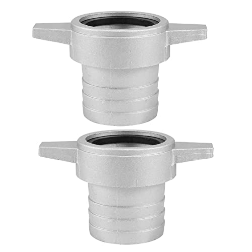 ClAZTyict 2X Wasser Pumpen Anschlüsse 2 Aluminium Rohr Verbindung Schlüssel mit Gummi Dichtung Pumpen Anschluss Rohr Anschluss von ClAZTyict