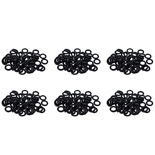 ClAZTyict 300 Stueck Schwarz Nitrilkautschuk O Ring Dichtringe Unterlegscheiben 12 mm x 2,5 mm x 7 mm von ClAZTyict