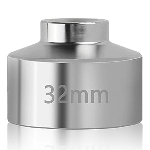 ClAZTyict 32-Mm-Stecknuss-Ölfilterschlüssel-Werkzeug, Werkzeug zum Schnellen Entfernen Des Ölfilters Aus Stahl, 3/8-Antriebs-Ölfilter-Steckschlüsselwerkzeug, Langlebig ClAZTyict 32-Mm-Stecknuss-Ölfilterschlüssel-Werkzeug, Werkzeug zum Schnellen Entfernen Des Ölfilters Aus Stahl, 3/8-Antriebs-Ölfilter-Steckschlüsselwerkzeug, Langlebig von ClAZTyict