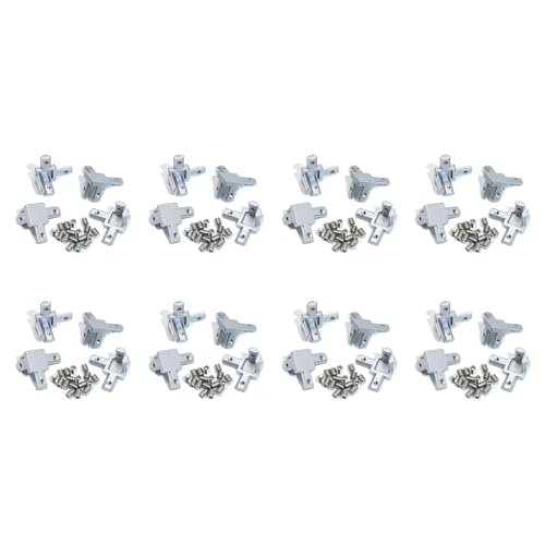 ClAZTyict 32 StüCk 2020 Series 3 Wege Eckhalterung für 6 mm T Schlitz 20 X 20 mm Aluminium Extrusion Profil Nach EuropäIscher Norm von ClAZTyict