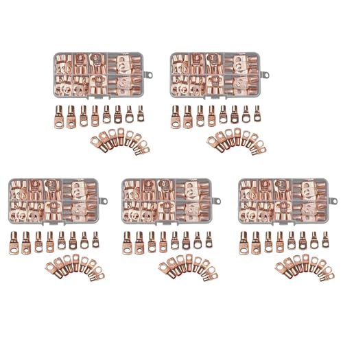 ClAZTyict 350-Teiliger Drahtschuh-Anschlussring SC6-25 Kupferanschlüsse Blankes Kabel Elektrischer Crimp-Anschlussstecker-Kit ClAZTyict 350-Teiliger Drahtschuh-Anschlussring SC6-25 Kupferanschlüsse Blankes Kabel Elektrischer Crimp-Anschlussstecker-Kit von ClAZTyict