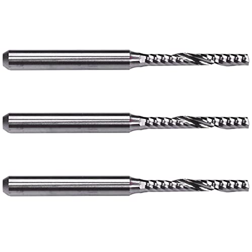 ClAZTyict 3X 2Mm X 15Mm Hart Metall Einzel Flöte Spiral Stirn Fräser Cnc Fräser Bit von ClAZTyict