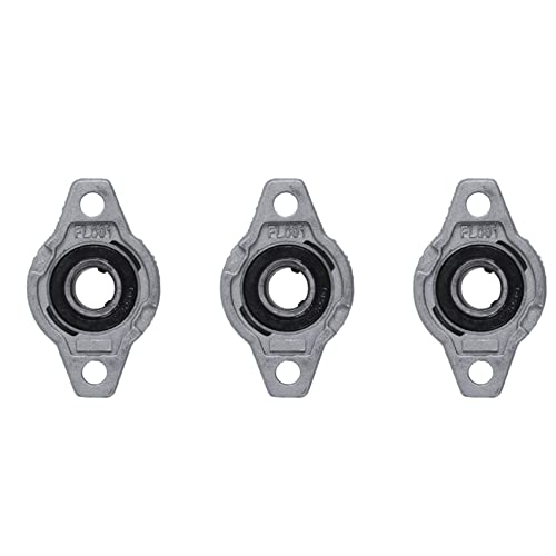 ClAZTyict 3X FL001 -Legierung 12mm Bore Selbstausrichtendes Kissen Block Flanschlager von ClAZTyict