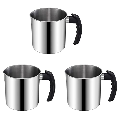 ClAZTyict 3X Gießen Zur Kerzen Herstellung, 44 Oz Doppel Kessel Wachs Schmelz Tiegel, Kerzen Herstellungs, Hitzebeständiger von ClAZTyict