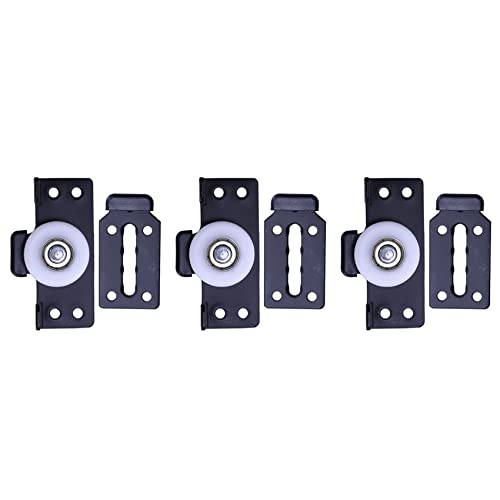 ClAZTyict 3X Hardware Zubehör 2 Stuecke Pack Schiebe Tuer Kleider Schrank Riemen Scheibe Tuer Schiebe Tuer Kleines Haengendes Rad Stille Schiebe Tuer Rad von ClAZTyict