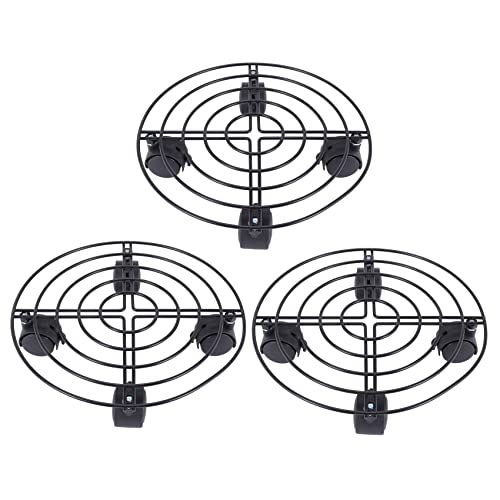 ClAZTyict 3X Innen Und Aussen Haushalt Gartengeraete Des Metall Pflanzen Blumentopfhalter Rades von ClAZTyict