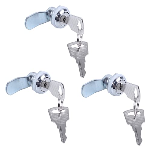 ClAZTyict 3X Nuetzliche Schliessanlage fuer Aktenschrank mit Schluessel Dazu von ClAZTyict