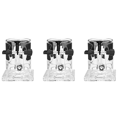 ClAZTyict 3X Trimmer Maschinen Sockel Bearbeitungs Elektrischer Trimmer Maschinen Sockel Werkzeug Zubehör Tauchen Fräser Sockel von ClAZTyict