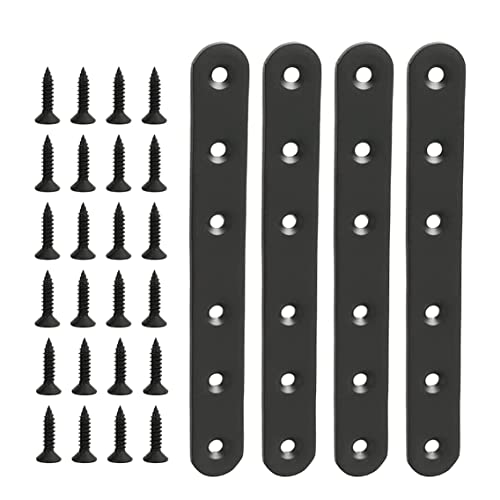 ClAZTyict 4 StüCke Flache Gerade Halterung Edelstahl Reparatur Platte für Metall Reparatur Verbindungs Halterung für MöBel Aus ClAZTyict 4 StüCke Flache Gerade Halterung Edelstahl Reparatur Platte für Metall Reparatur Verbindungs Halterung für MöBel Aus von ClAZTyict