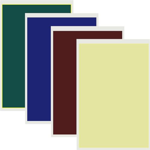 ClAZTyict 4 Stück Buntes Lasergravur-Markierungspapier, 39 X 27 Cm, Gravur-Farbpapier, Lasermarkierungspapier für Keramik, Glas, Metall ClAZTyict 4 Stück Buntes Lasergravur-Markierungspapier, 39 X 27 Cm, Gravur-Farbpapier, Lasermarkierungspapier für Keramik, Glas, Metall von ClAZTyict