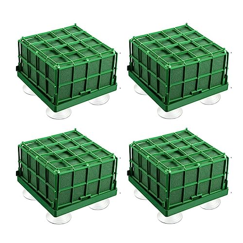 ClAZTyict 4 Stück Quadratischer Blumen Schaum Käfig Blumen Ständer mit Blumen Schaum & Sauger Napf, für Hochzeit Tisch Dekoration Blumen Arrangement ClAZTyict 4 Stück Quadratischer Blumen Schaum Käfig Blumen Ständer mit Blumen Schaum & Sauger Napf, für Hochzeit Tisch Dekoration Blumen Arrangement von ClAZTyict