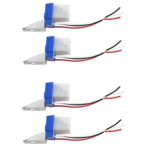 ClAZTyict 4 Stücke Auto Ein Aus Straße Licht Sensor Schalter Foto Switch 220V 10A Automatischer Schalter von ClAZTyict
