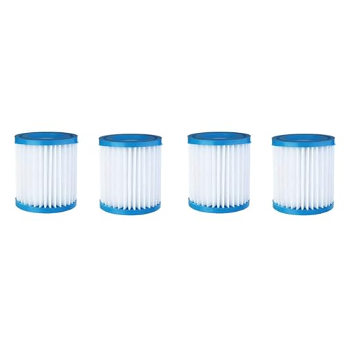 ClAZTyict 4 Teilige Poolfilterpatronen Typ H Pool Filter für Pool Filter Pumpen Reiniger von ClAZTyict