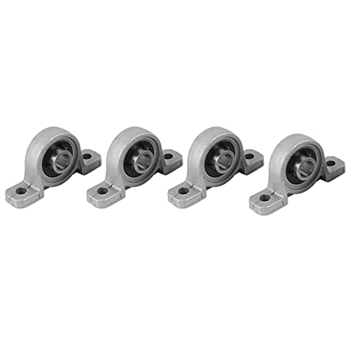 ClAZTyict 4-Teiliges KP08-Stehlager mit Stehlager (Durchmesser 8 Mm Bohrung) Stehlager Aus Zinklegierung von ClAZTyict