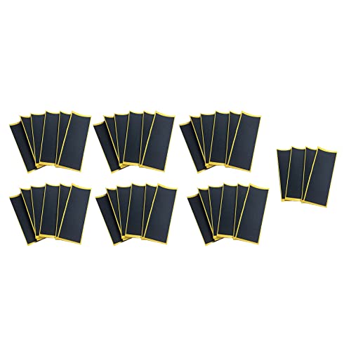 ClAZTyict 40 Teile/Los Schwarzes Brett Deck Ungeschnittene Klebeband Aufkleber Schwarze Schaumstoff Band Aufkleber von ClAZTyict