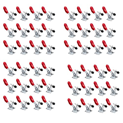 ClAZTyict 48 Teiliges Hand Werkzeug Einstellbare Kippklemme 201A Rutschfeste Rote Horizontale Klemme 201-A Schnell Verschluss Hochleistungs Werkzeug ClAZTyict 48 Teiliges Hand Werkzeug Einstellbare Kippklemme 201A Rutschfeste Rote Horizontale Klemme 201-A Schnell Verschluss Hochleistungs Werkzeug von ClAZTyict