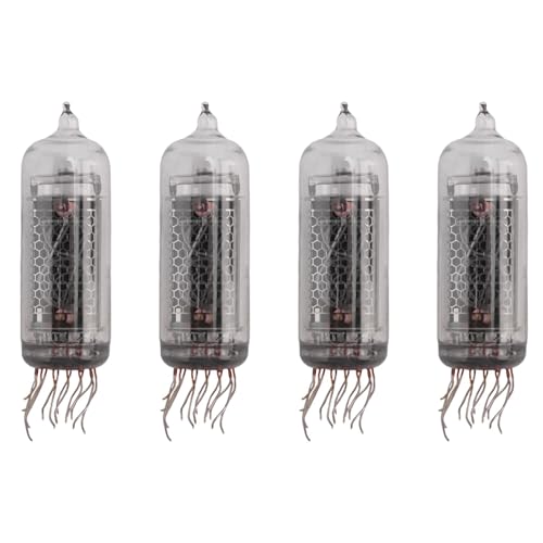 ClAZTyict 4Pcs New IN14 Glow Tube für Glow Clock Nixie Digital LED Clock Tube ClAZTyict 4Pcs New IN14 Glow Tube für Glow Clock Nixie Digital LED Clock Tube von ClAZTyict