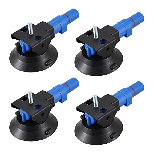 ClAZTyict 4X 3 Konkaver Vakuum Becher 75 mm Hoch Leistungs Hand Pumpen Saug Napf mit M6 Gewinde Bolzen von ClAZTyict