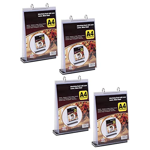 ClAZTyict 4X A4 Mehr Seitiger Flip Display Karten Etiketten Ständer Abnehmbarer Etiketten GeschäFt Menü Halter ClAZTyict 4X A4 Mehr Seitiger Flip Display Karten Etiketten Ständer Abnehmbarer Etiketten GeschäFt Menü Halter von ClAZTyict