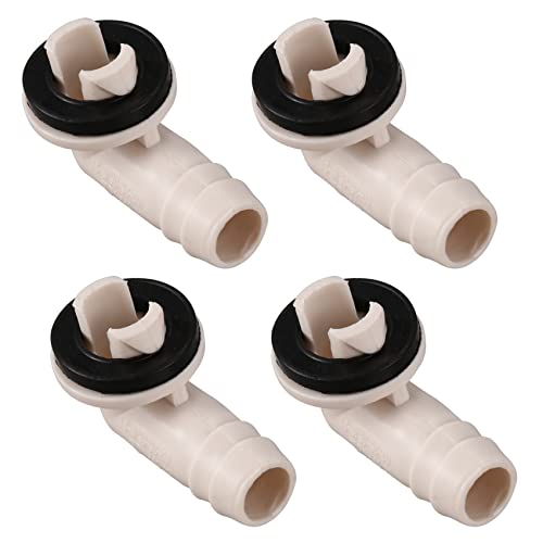 ClAZTyict 4X AC Ablass Anschluss für Klimaanlage, Verschraubung mit Gummi Ring (15 Mm) von ClAZTyict