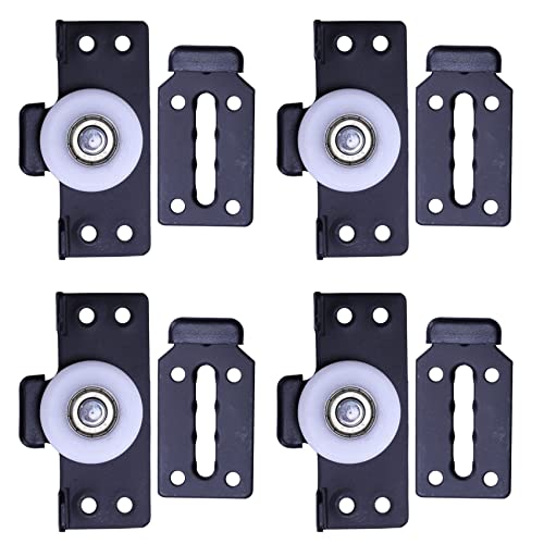 ClAZTyict 4X Hardware ZubehöR 2 Stuecke Pack Schiebe Tuer Kleider Schrank Riemen Scheibe Tuer Schiebe Tuer Kleines Haengendes Rad Stille Schiebe Tuer Rad von ClAZTyict