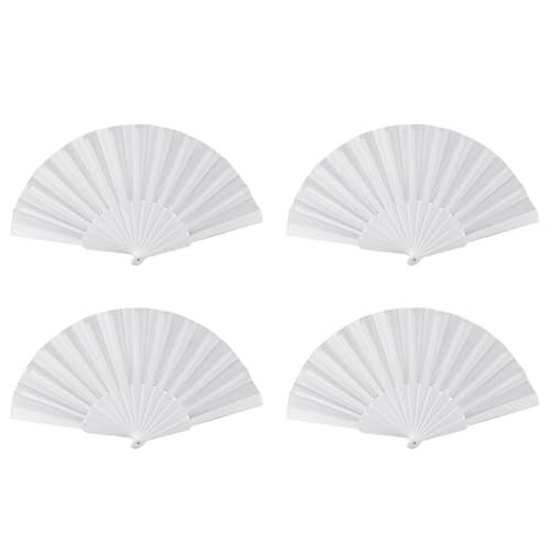 ClAZTyict 4X Kunststoffgewebe Hand Faltbare Ventilator Fuer Damen Herren ClAZTyict 4X Kunststoffgewebe Hand Faltbare Ventilator Fuer Damen Herren von ClAZTyict