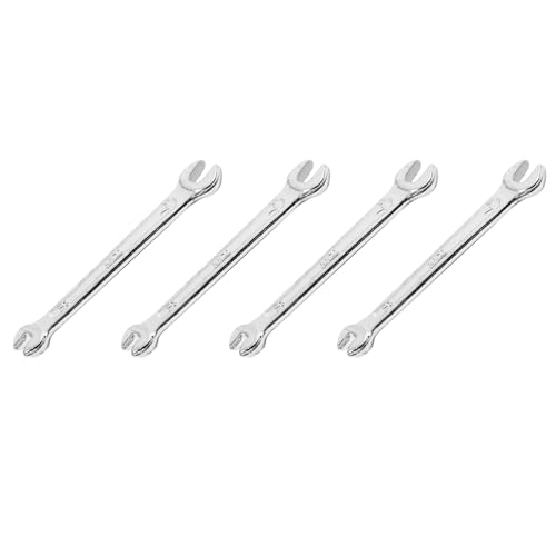 ClAZTyict 4X Silberton 5.5mm X 7mm U Form Doppelgabelschluessel Schraubenschluessel Werkzeug von ClAZTyict