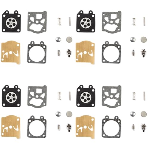 ClAZTyict 4X Vergaser Reparatur Satz 4500 Kettensägen Reparatur Satz Vergaser Membran Dichtung Satz Garten Werkzeug für Vergaser von ClAZTyict