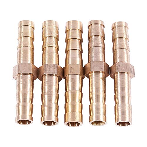 ClAZTyict 5 Stueck Messing Gerade Schlauchverbinder Joiner ClAZTyict 5 Stueck Messing Gerade Schlauchverbinder Joiner von ClAZTyict
