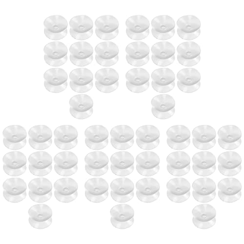 ClAZTyict 50 Stk Doppel Einseitig Saugheber - Sucker-Pads Fuer Glas, Kunststoff - 30mm Breite von ClAZTyict
