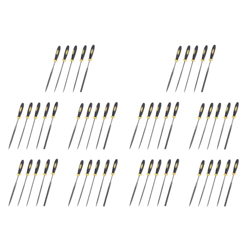 ClAZTyict 50 Stück Professionelle Technische Diamantfeile 3X140Mm Floßnadel Metallschneidewerkzeug Glas Metall Steinschnitzerei von ClAZTyict