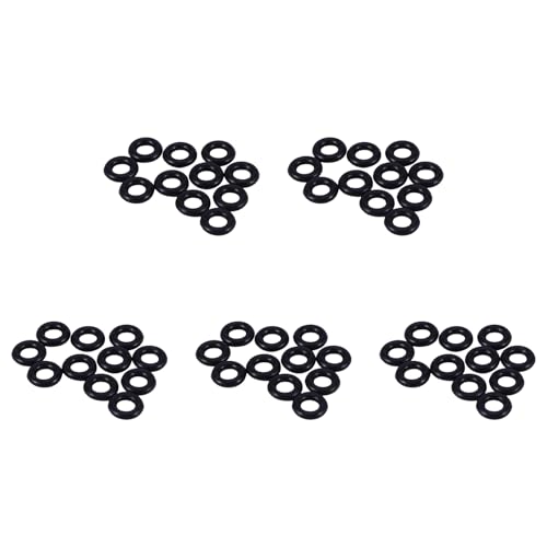 ClAZTyict 50 Stueck Schwarz Gummi Oil Seal O Shaped Ringe Dichtung Unterlegscheiben 8X4X2 mm von ClAZTyict