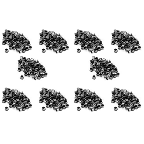 ClAZTyict 500 StüCke ÖSen für DIY Kydex Scheide 6 mm Niet Handwerkzeug Teile ÖSe Locher Werkzeug Kit von ClAZTyict
