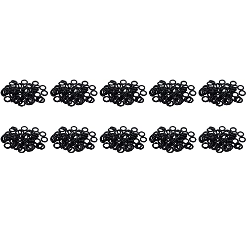 ClAZTyict 500 Stueck Schwarz Nitrilkautschuk O Ring Dichtringe Unterlegscheiben 12 mm x 2,5 mm x 7 mm von ClAZTyict