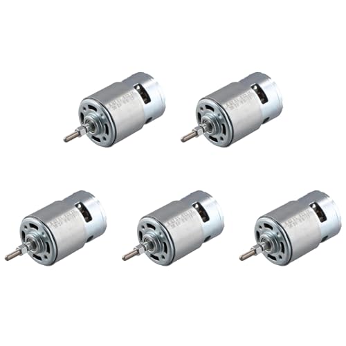 ClAZTyict 5X 755 Gleichstrommotor für Rasentrimmer, 21-V-Grasschneidermotor mit Langer Welle für Effizientes Unkrautschneiden und Trimmen von ClAZTyict