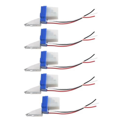 ClAZTyict 5X AC DC 12V 10A Automatische Lampe Dämmerungsschalter Lichtsensor Dämmerungsschalter von ClAZTyict