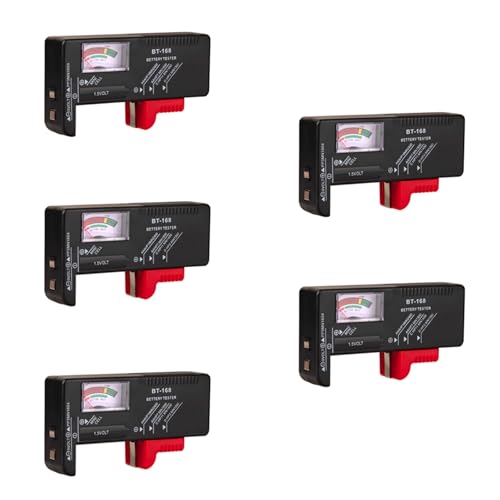 ClAZTyict 5X BT-168 AA/AAA/C/D/9V/1,5V Batterien Universelle Knopfzellenbatterie Farbcodiertes Messgerät Volt Tester Checker BT168 ClAZTyict 5X BT-168 AA/AAA/C/D/9V/1,5V Batterien Universelle Knopfzellenbatterie Farbcodiertes Messgerät Volt Tester Checker BT168 von ClAZTyict
