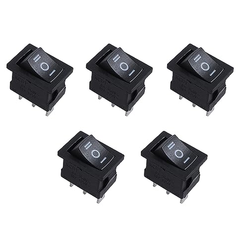 ClAZTyict 5X SPDT ON-OFF-ON 3 Position Schnapp Boot Wippschalter AC 250V/ 6A 125V/ 10A von ClAZTyict