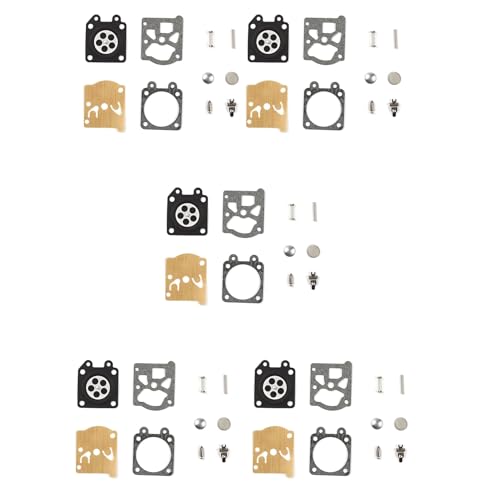 ClAZTyict 5X Vergaser Reparatur Satz 4500 KettensäGen Reparatur Satz Vergaser Membran Dichtung Satz Garten Werkzeug für Vergaser von ClAZTyict