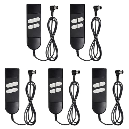 ClAZTyict 5X der Elektrischen Sofa-Fernbedienung, 5-Poliger 4-Tasten-Fernbedienungsersatz für Elektrische Liegestühle für OKIN LIMOSS Pride Golden Berkline von ClAZTyict