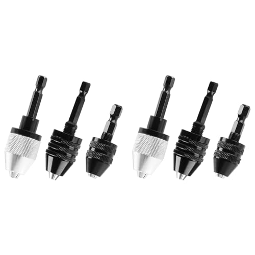 ClAZTyict 6 STÜCKE 1/4 Sechskantschaft Schnell Spannen Bohren Futter Schnell Adapter Konverter Schlagen Bohren Maschinen Bits, Werkzeug Zubehör ClAZTyict 6 STÜCKE 1/4 Sechskantschaft Schnell Spannen Bohren Futter Schnell Adapter Konverter Schlagen Bohren Maschinen Bits, Werkzeug Zubehör von ClAZTyict