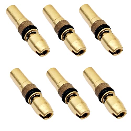 ClAZTyict 6 Stück Dreistufiger Kolben Kopf Hoch Druck Kupfer Kopf 6mm Hoch Druck Pumpe 30Mpa Teile von ClAZTyict