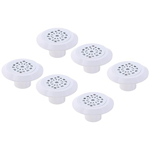 ClAZTyict 6-Teiliges Zubehör für SchwimmbäDer Ersatzrunde ABS-Schwimmbadablauf-Wasserauslass von ClAZTyict