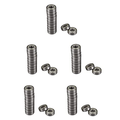 ClAZTyict 60 Stück 608Z 22mm x 8mm x 7mm Einreihiges Rillen Lager von ClAZTyict